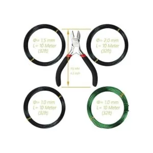 Kebinfen Bonsai Kit de alambre de entrenamiento para_3