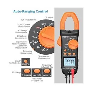 Proster Medidor de abrazadera digital TRMS 6000 unidades_2