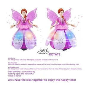 Robot de baile para niñas Girar Paseo Eléctrico Princesa_4