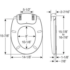 BEMIS Radiance Asiento de inodoro con luz nocturna_5