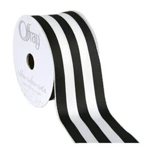 Offray 140640berwick 2.5 Wide Wired Edge Carnival_1