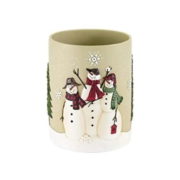 Avanti Linens Snowmen Gathering Collection Papelera_1