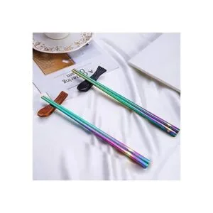 Koolemon Juego de 5 palillos de acero inoxidable 304_2