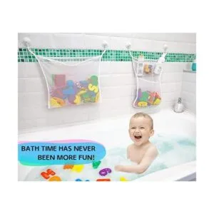 Comfylife 2 organizadores de juguetes de baño de malla 6_3