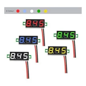 MakerFocus 5 piezas mini voltímetro digital de CC de 0.28_4
