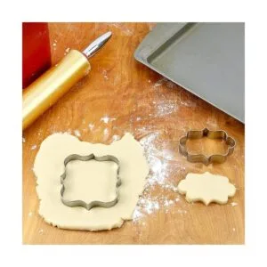 Bakerpan Juego de 2 moldes para galletas acero inoxidable_2