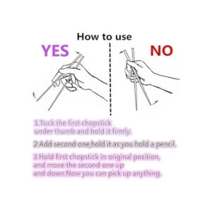 Koolemon Juego de 5 palillos de acero inoxidable 304_6