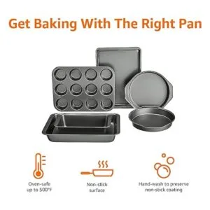 6Piece Nonstick Carbon Steel Oven Bakeware Baking Set_2