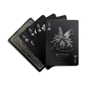Gent Supply Cartas de juego de criaturas míticas Black_6