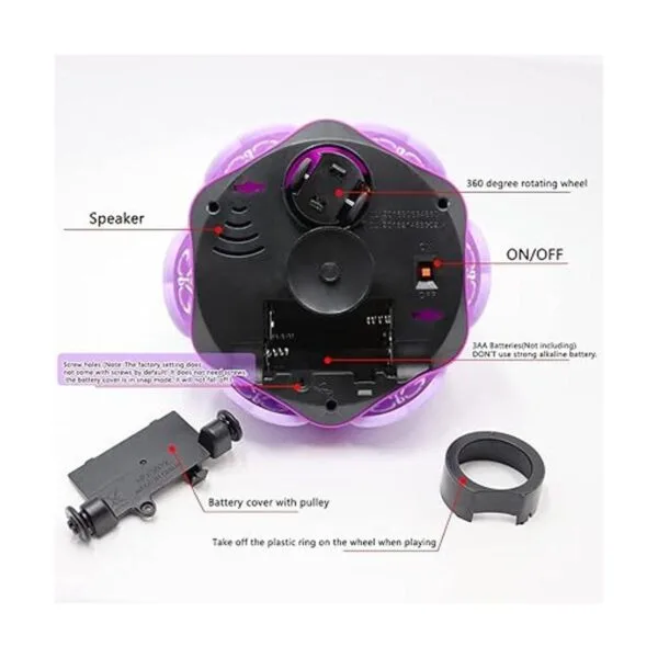 Robot de baile para niñas Girar Paseo Eléctrico Princesa_6