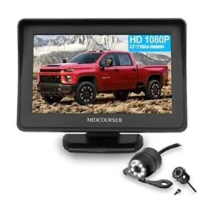 Kit de cámara de respaldo y monitor para coche_1