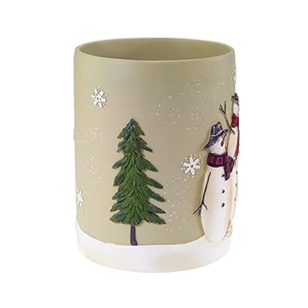 Avanti Linens Snowmen Gathering Collection Papelera_2