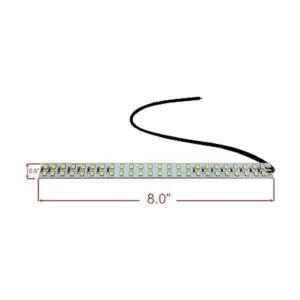 8 interior 48 SMD LED luz de tira 12 V fluorescente T8 T5_3