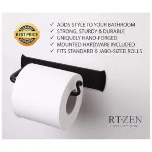 RTZEN Soporte para papel higiénico de baño hecho a mano_7