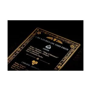 Gent Supply Cartas de juego de criaturas míticas Black_4