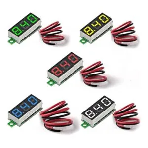 MakerFocus 5 piezas mini voltímetro digital de CC de 0.28_1