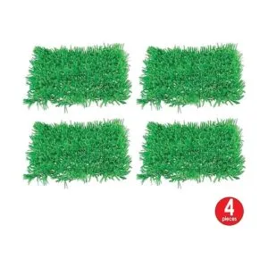 Beistle 4 alfombrillas de papel de seda verde para_4