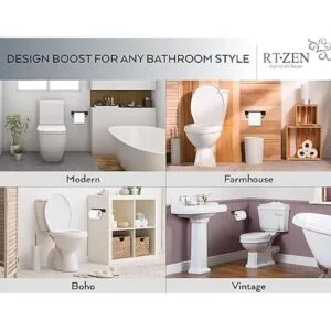 RTZEN Soporte para papel higiénico de baño hecho a mano_5