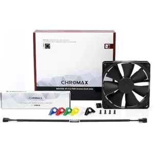 Noctua NFF12 PWM chromax.Black.swap ventilador silencioso_2