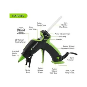 Surebonder Mini de pegamento caliente con doble_3