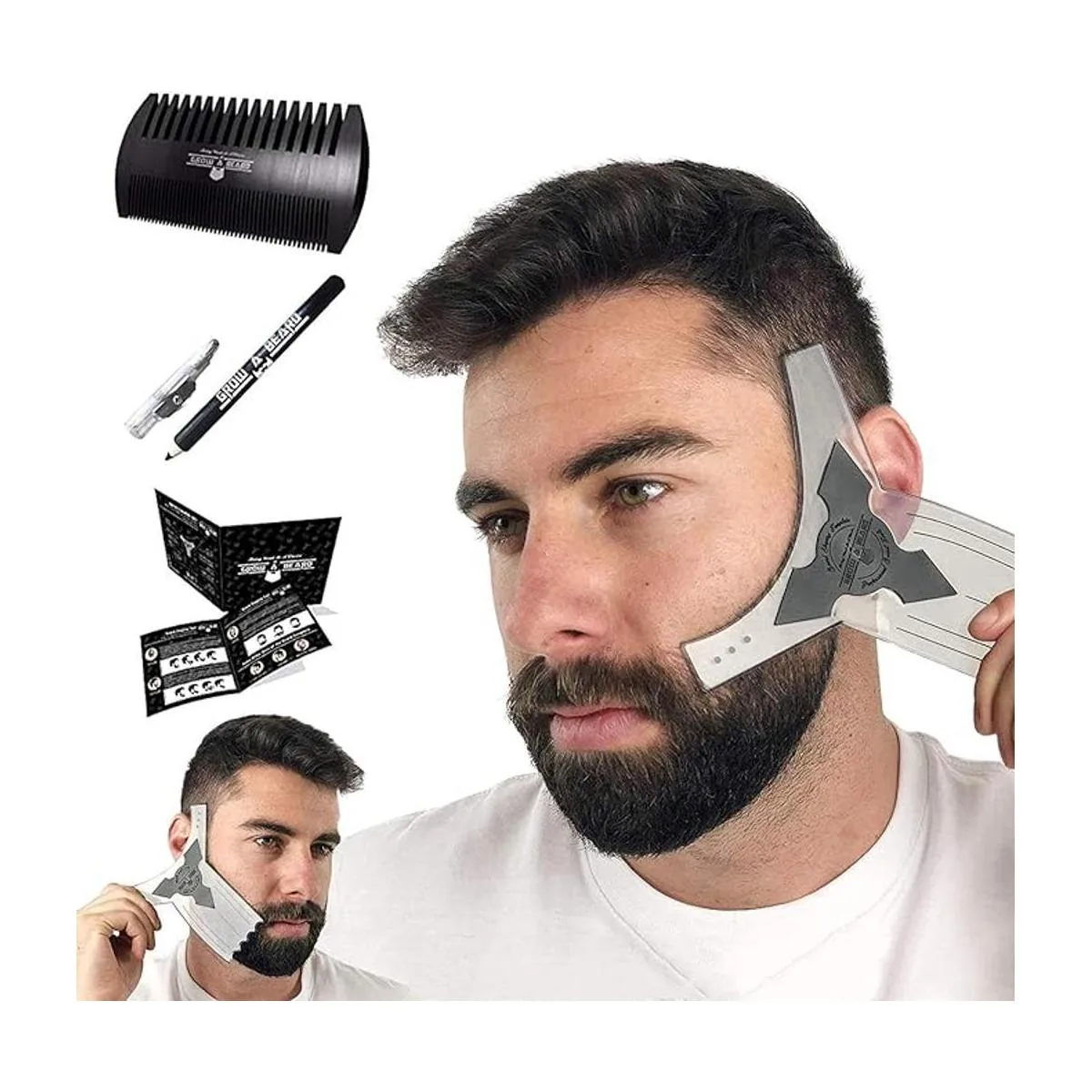 Herramienta de modelado de barba y barba para hombres_3