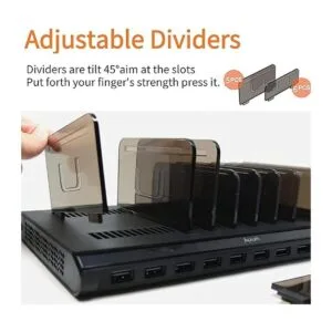 Alxum Estación de carga USB estación de carga rápida de_5