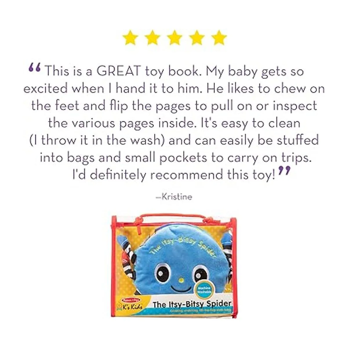 Melissa Doug Ks Kids ItsyBitsy Spider Libro de_6