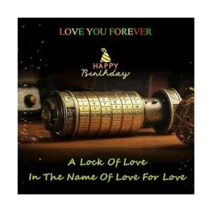 Criptex miniatura del Código da Vinci para regalo de San_5