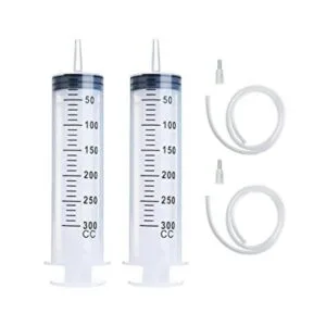 2 juegos de jeringas grandes de 10.1 fl oz con tubos de_1