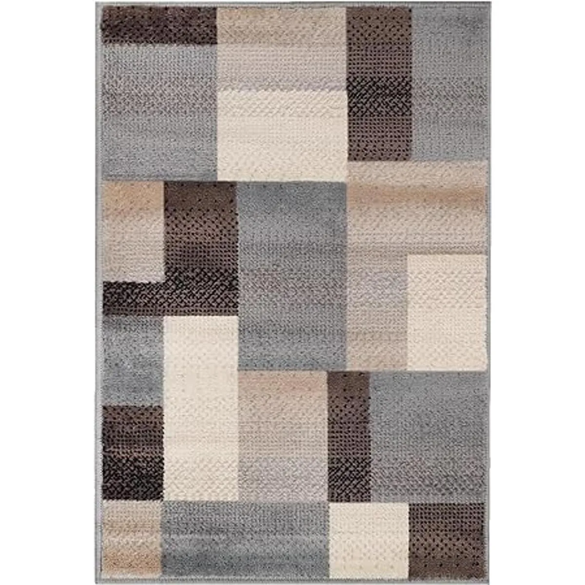 Superior Alfombra de área de diseño geométrico moderno de_2