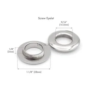 CRAFTMEMORE 58 15 mm Agujero de metal Tornillo Anillos_3