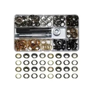 INNETOC 120 juegos de ojales de latón de 0.394 in de_1