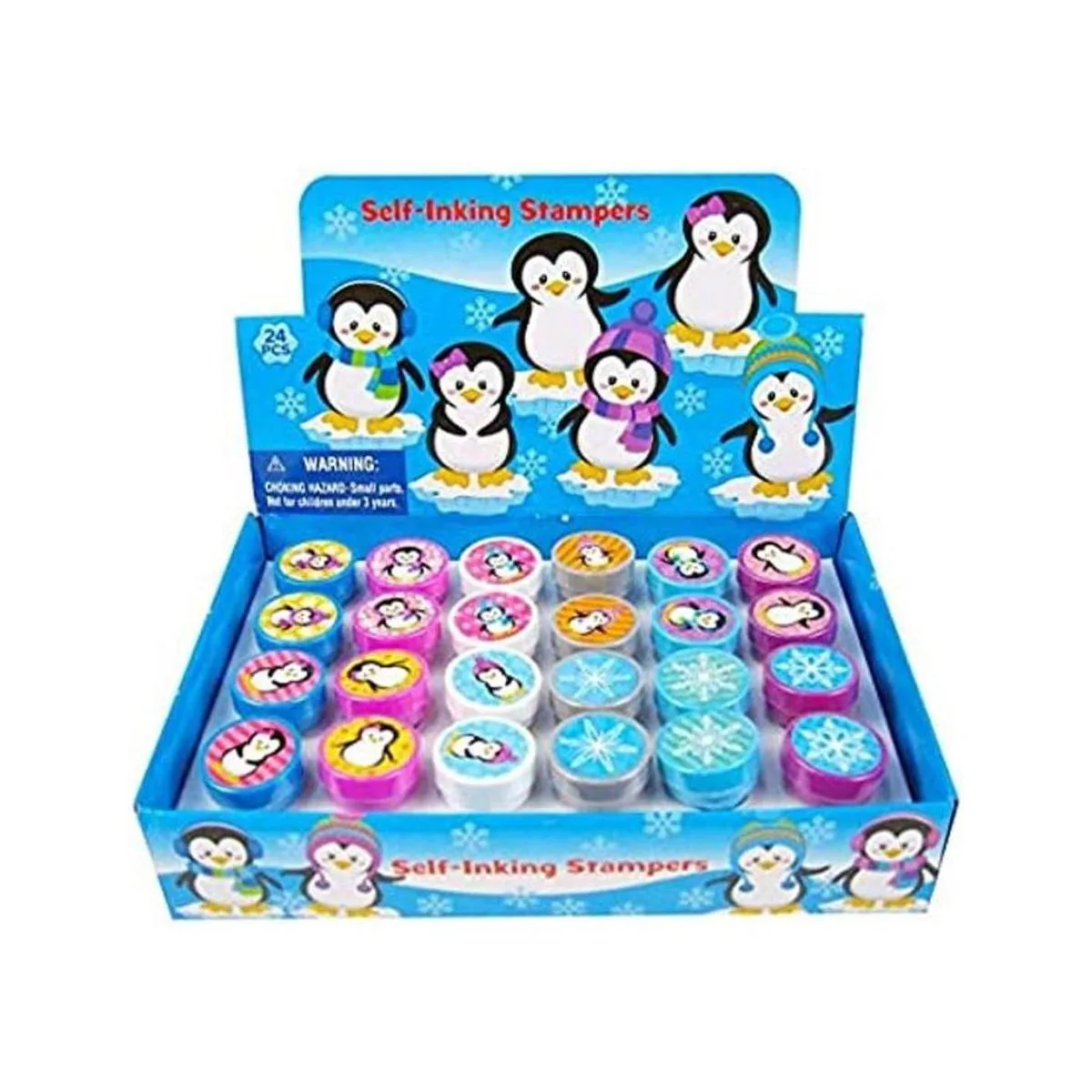 24 Pcs pingino Stampers para niños_1