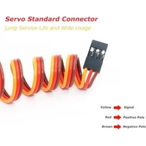 Annimos Linterna digital de 44.1 lbs RC Servo de metal de_7