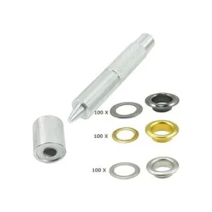 INNETOC 120 juegos de ojales de latón de 0.394 in de_2