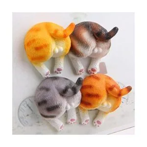 Imanes de nevera con diseño de gato en 3D diseño_2