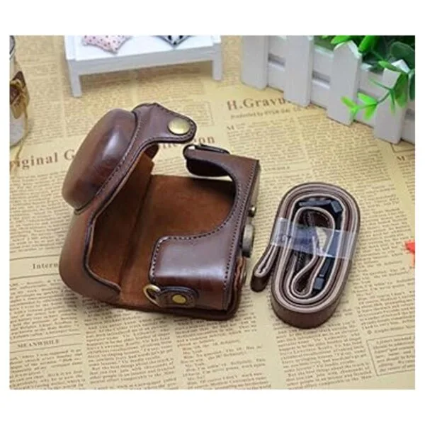 Bolsas de bolsa de la cámara caso de piel sintética para_4