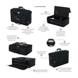 Gator Fundas acolchadas de nailon doble para transportar_2