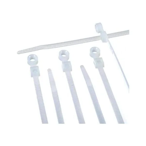 Bridas de cremallera de nailon blanco de 7.0 in Fuerte_1