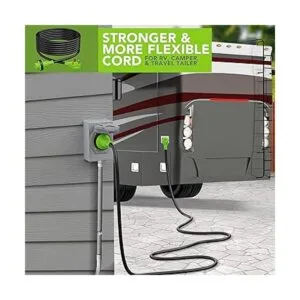 Leisure Cords Cable de extensión de 25 pies con adaptador_2