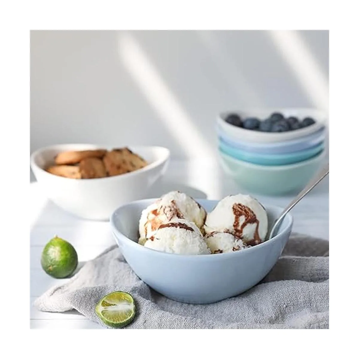 Sweese Tazones de porcelana juego de 6 5 pulgadas_4