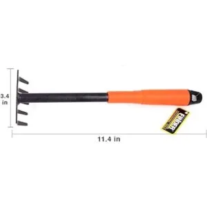 Finder acero cultivador rastrillo herramienta de jardín de_3