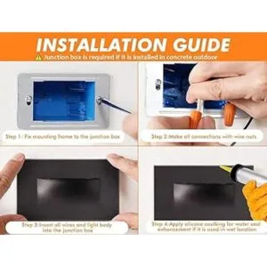 Cloudy Bay Luz de paso LED regulable de 120V 3000K_3