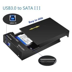 Caja de disco duro RSHTECH USB 3.0 a SATA Estación de_6
