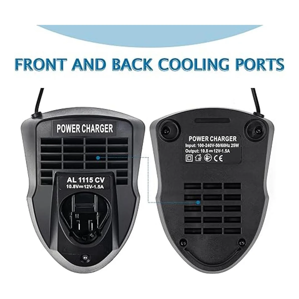 Cargador de batería de iones de litio BC330 para Bosch 12V_5