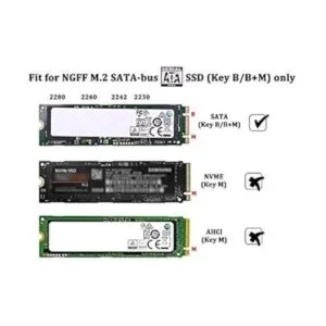 M.2 SATA SSD a USB 3.0 externo SSD adaptador convertidor_5