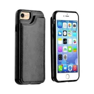 OT ONETOP Funda tipo cartera para iPhone 8 cuero_2