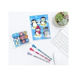 24 Pcs pingino Stampers para niños_6