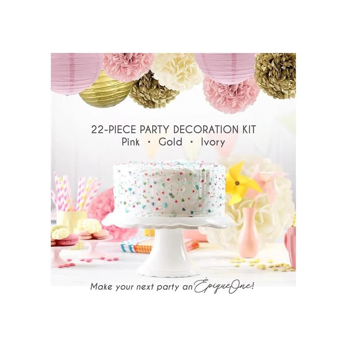 EpiqueOne 22 pompones de papel de seda para colgar_6