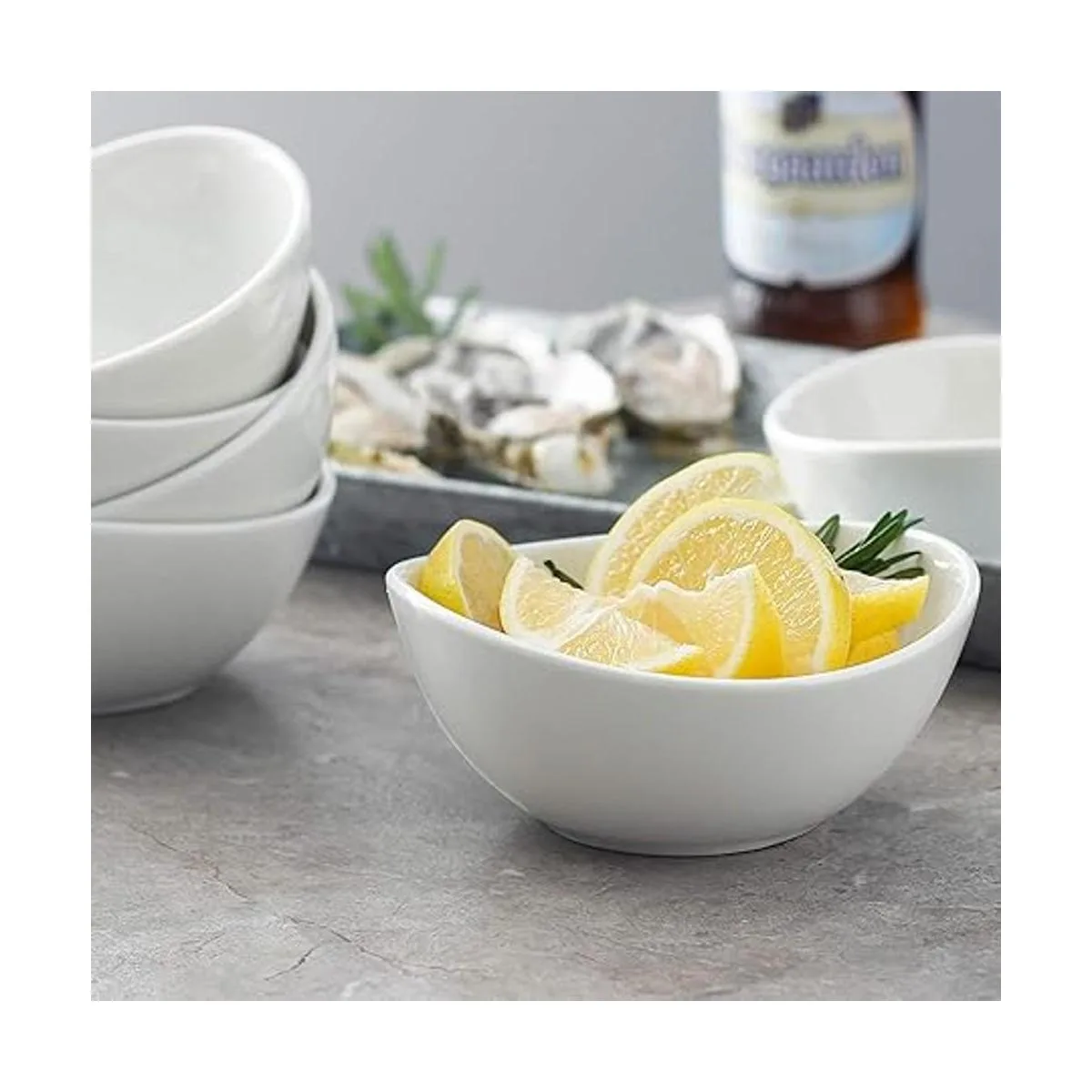 Sweese Tazones de porcelana juego de 6 5 pulgadas_5